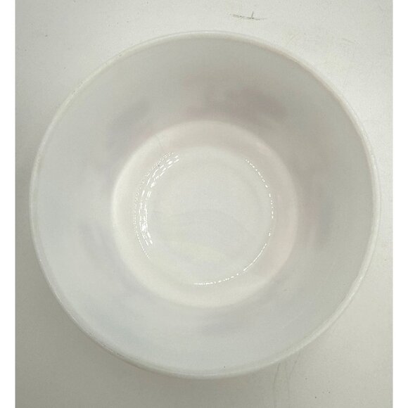 Vintage Hazel Atlas Platonite Milk Glass Red Scottie Dog Childrens Cereal Bowl - Picture 4 of 6